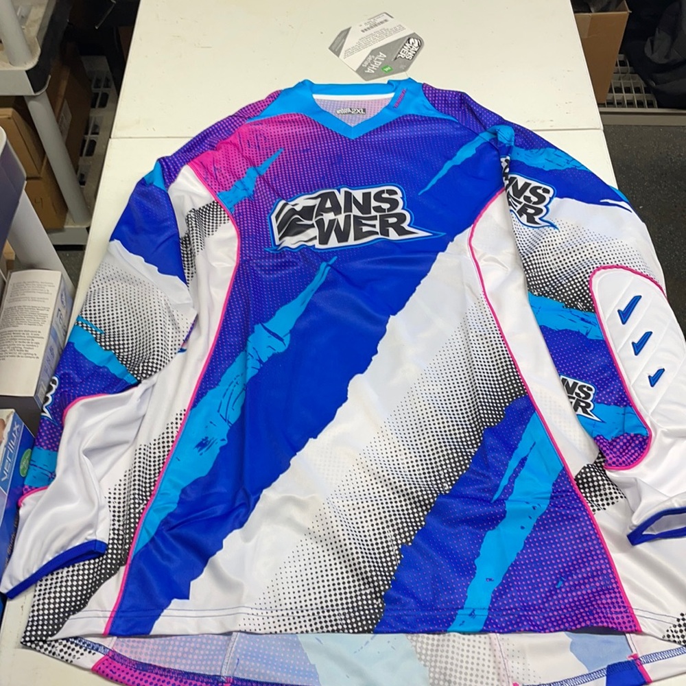 Men’s size 2XL Answer Racing Jersey Alpha New